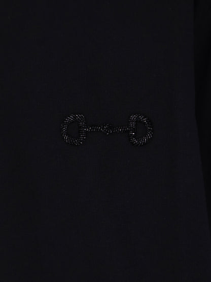 Cotton t-shirt with frontal Horsebit thumbnail