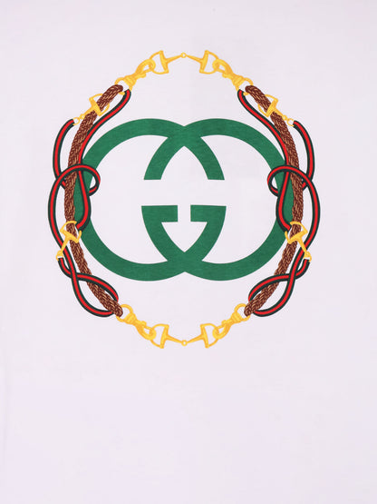 Cotton t-shirt with Interlockin GG print thumbnail