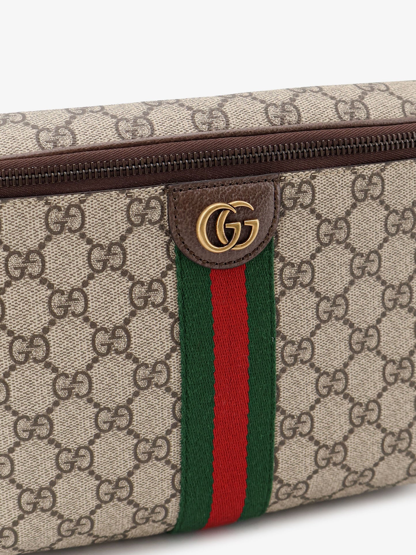 Ophidia GG coated canvas belt bag