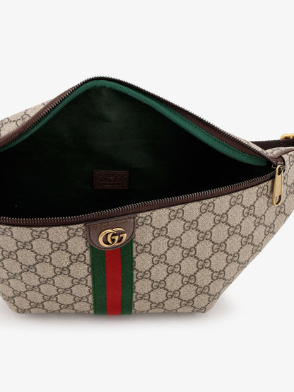 Ophidia GG coated canvas belt bag thumbnail
