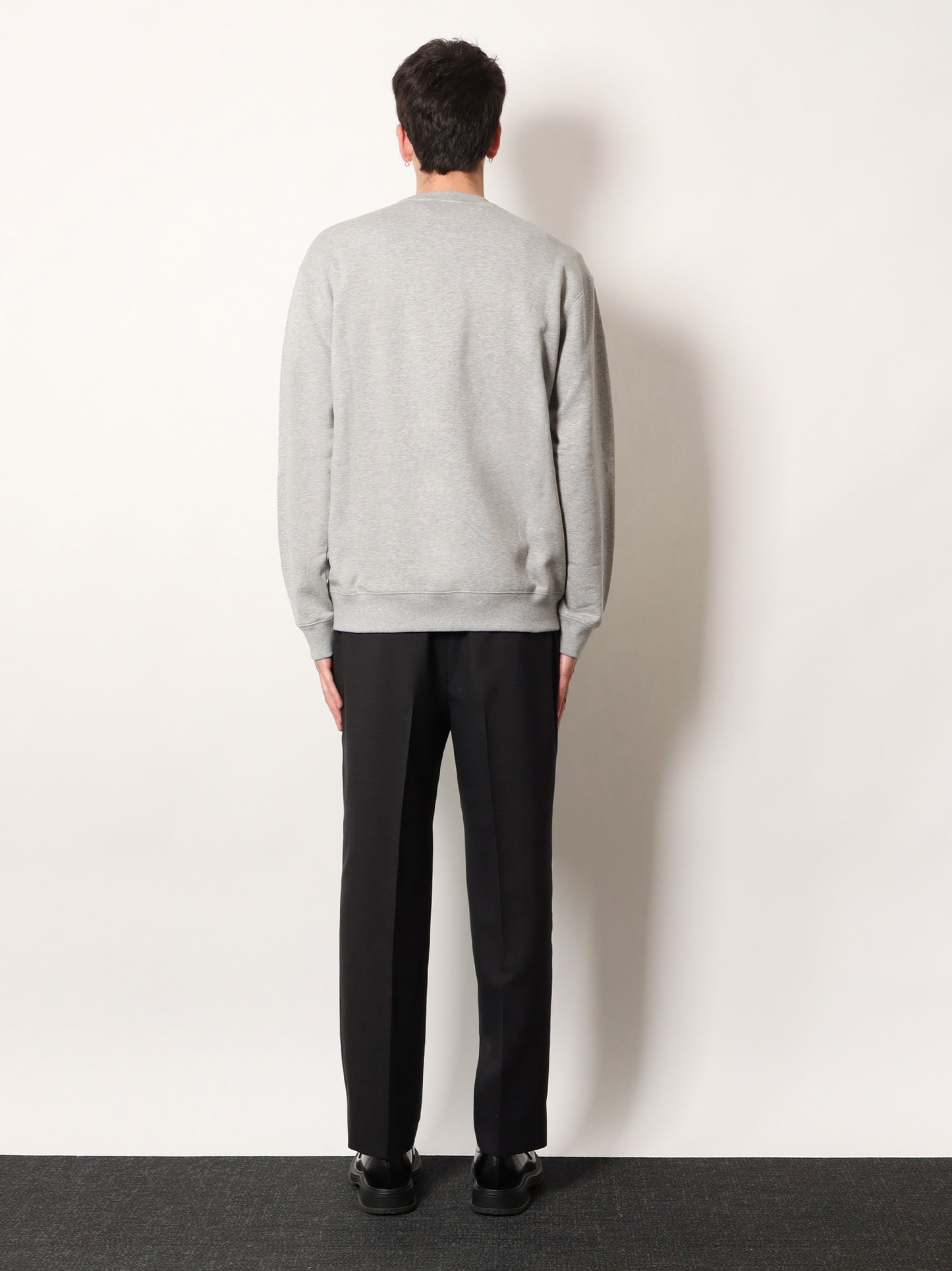 Cotton sweatshirt with print on the front