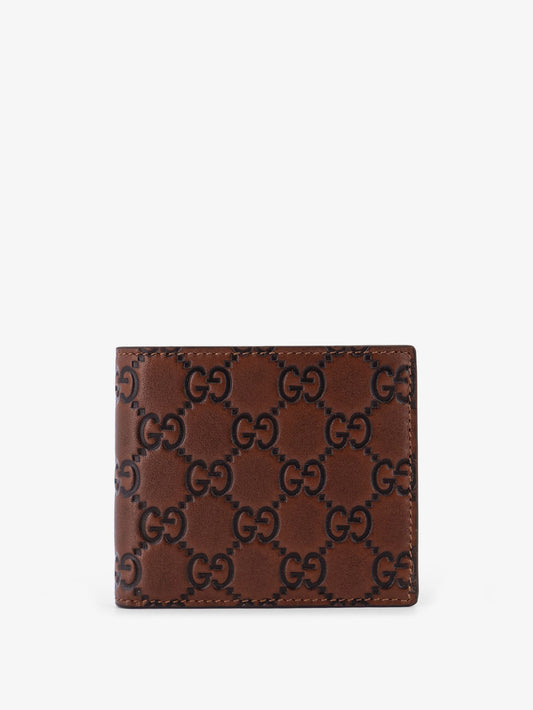 GG Emblem leather wallet with embossed GG logo