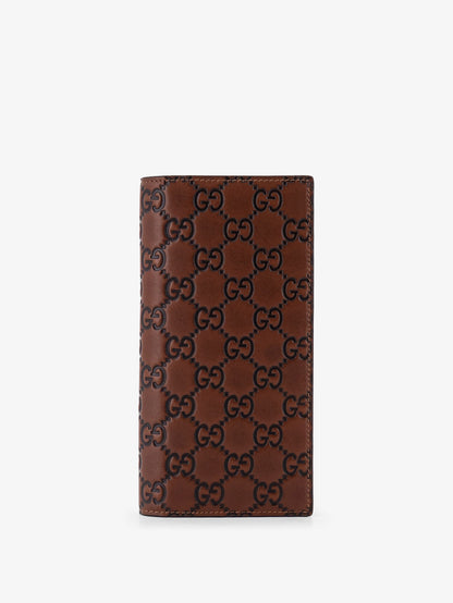 GG Emblem leather wallet with embossed GG motif thumbnail
