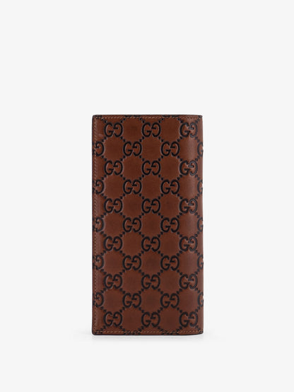 GG Emblem leather wallet with embossed GG motif thumbnail