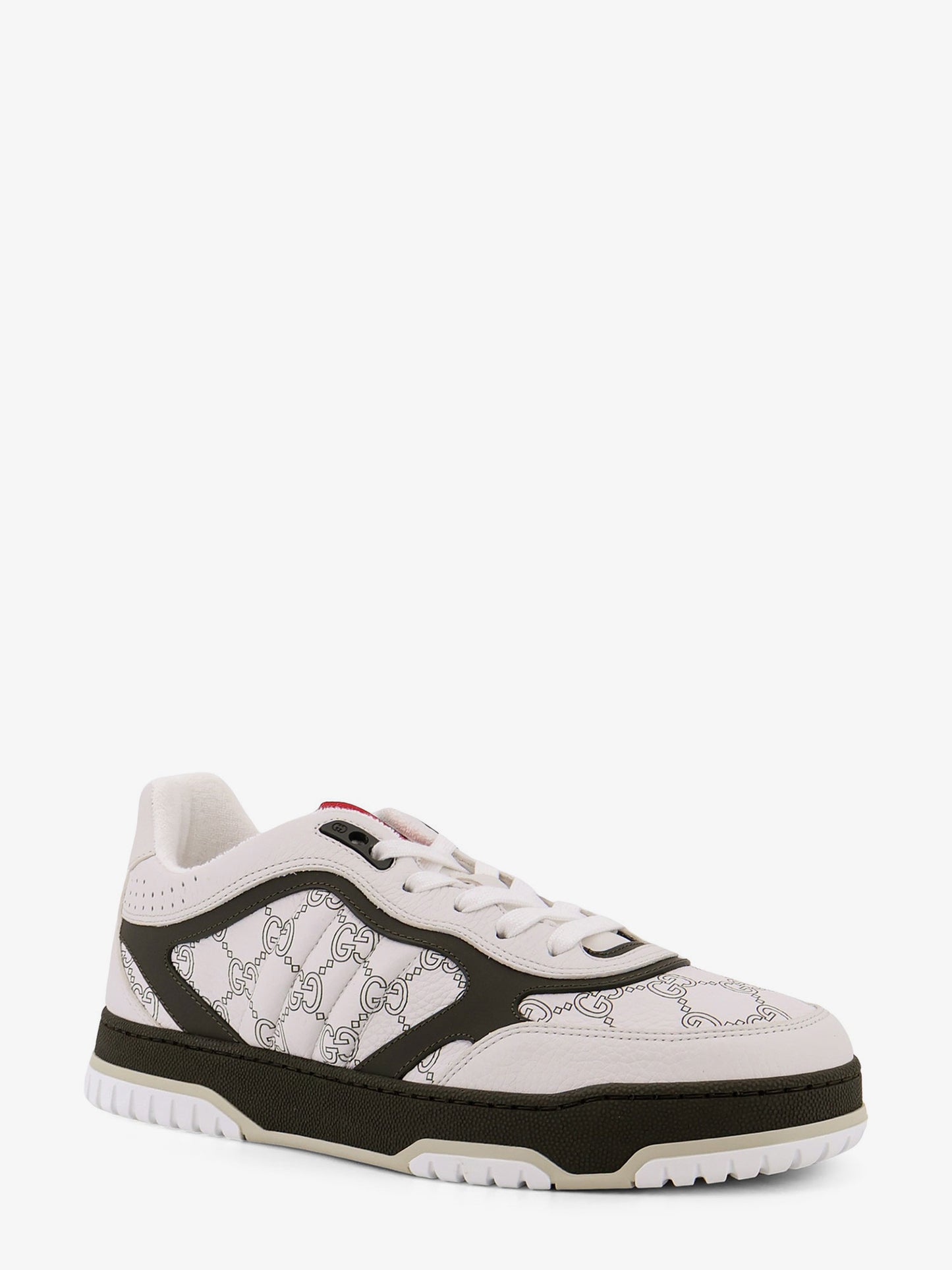 Re-Web leather sneakers