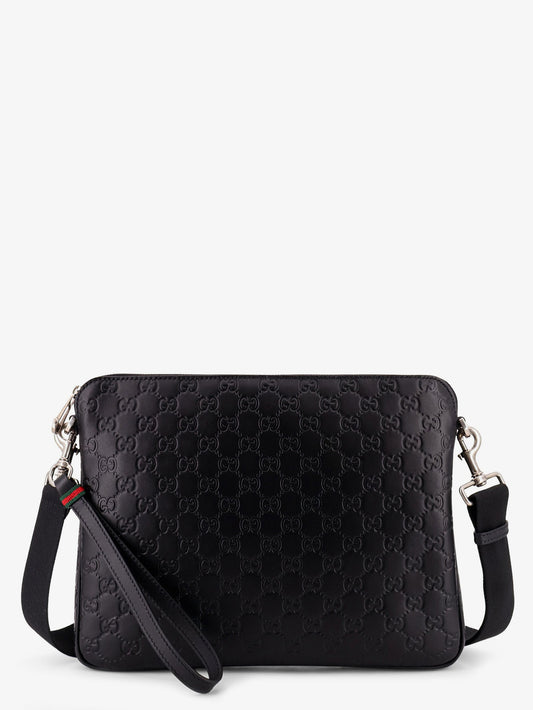 Leather GG Emblem crossbody bag with embossed GG motif