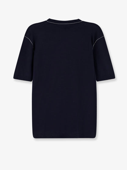 Silk and linen sweater with Gucci Firenze Since 1921 inlay thumbnail