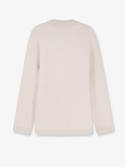 Wool and cotton blend cardigan thumbnail