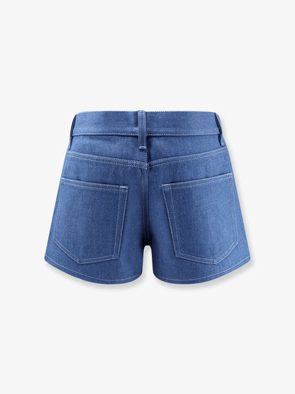 Cotton shorts with frontal iconic Horsebits thumbnail