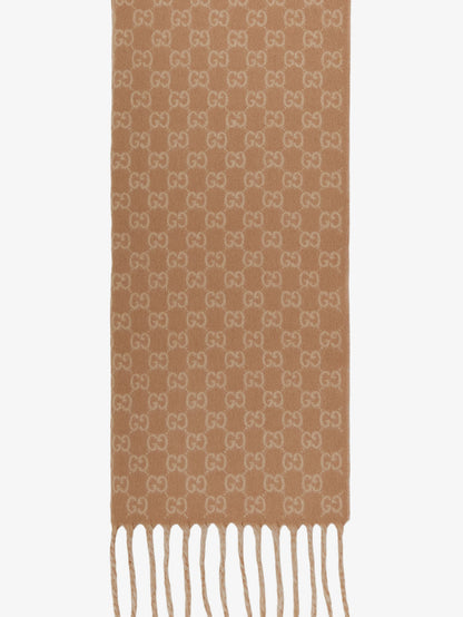 GG wool and cashmere scarf thumbnail