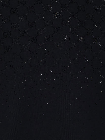 Short wool dress with GG crystals thumbnail