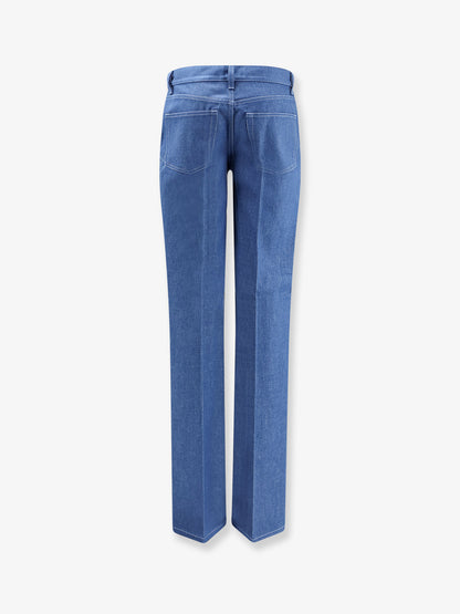 Cotton jeans with iconic frontal Horsebits thumbnail