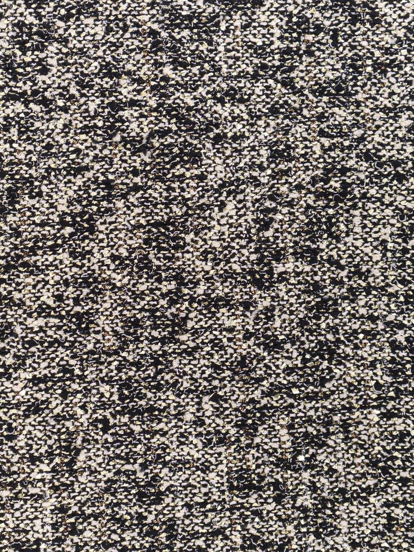 Midi skirt in laminated bouclé fabric