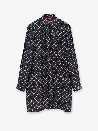 Short silk twill dress thumbnail