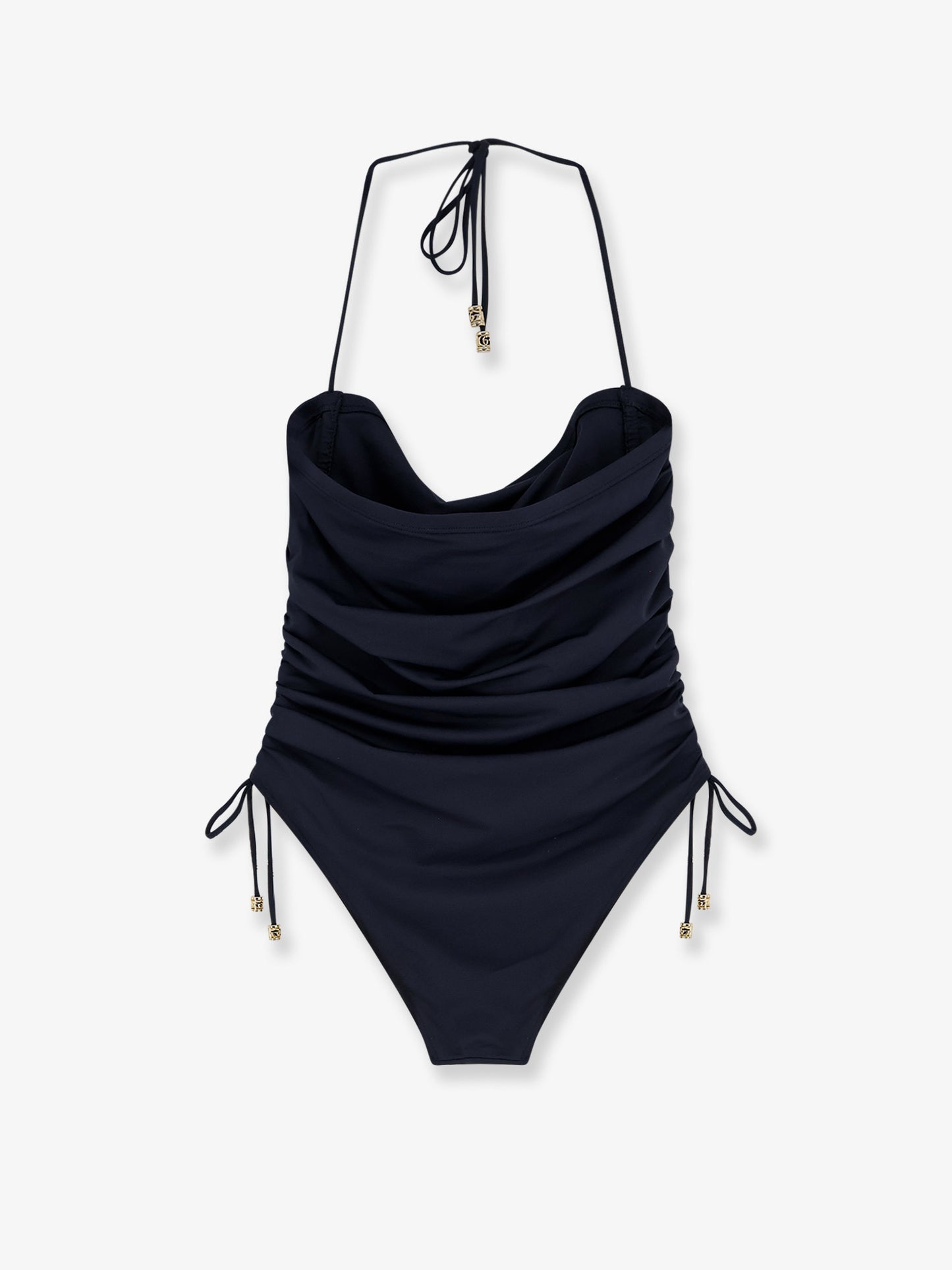 Stretch jersey one-piece swimsuit