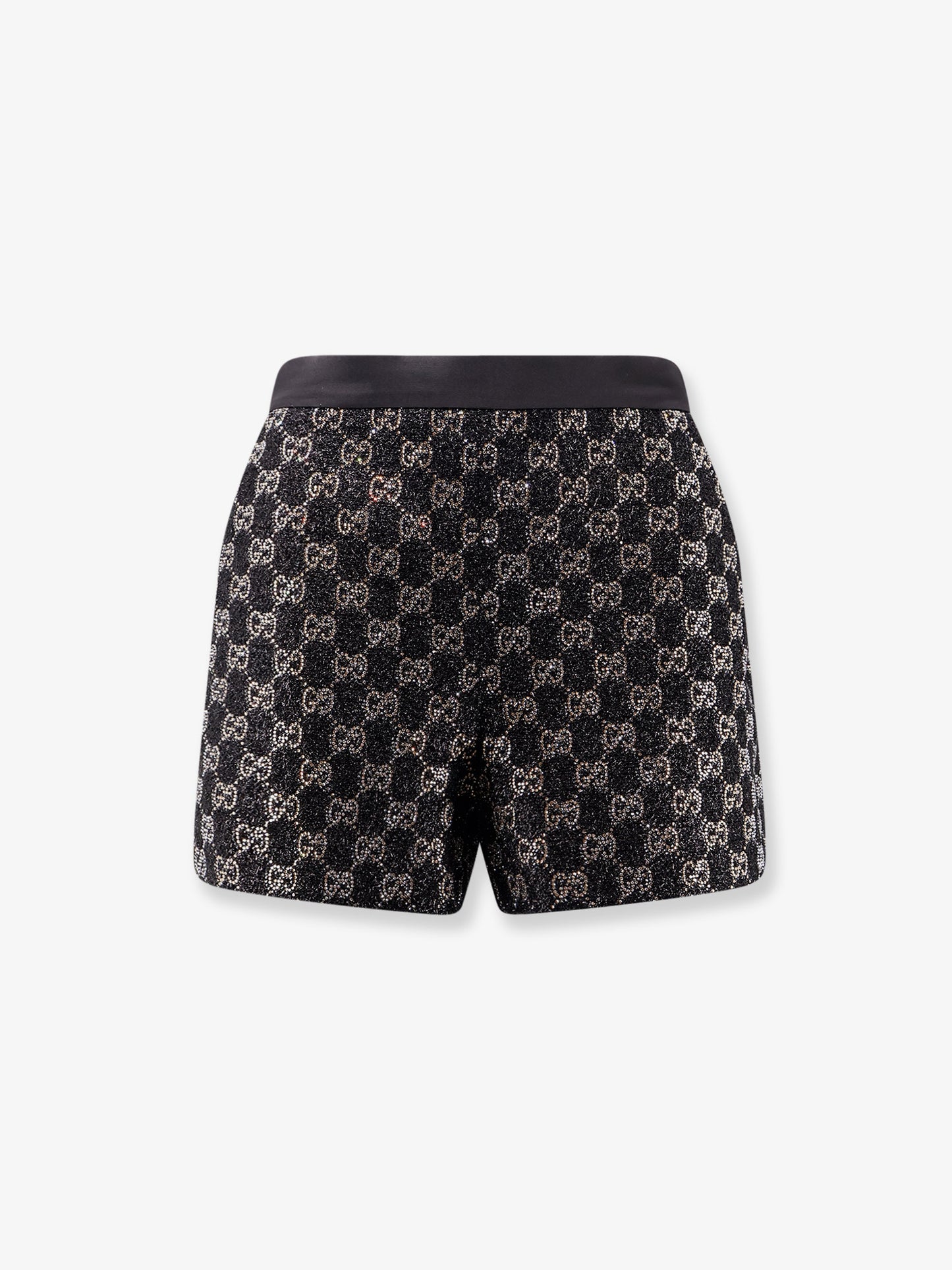 Lightweight Lamé Wool Tweed Shorts