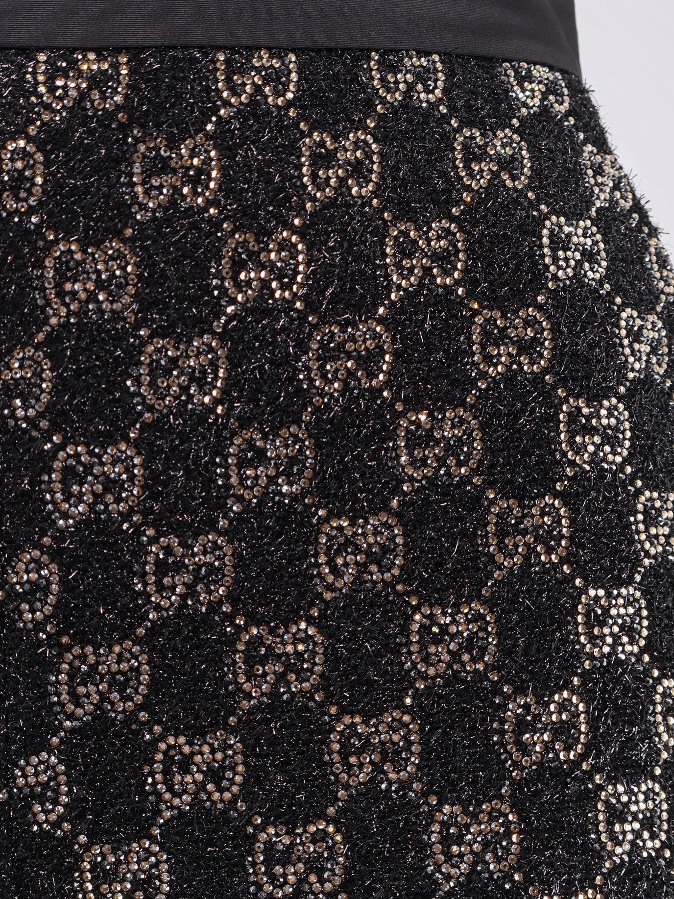 Lightweight Lamé Wool Tweed Shorts