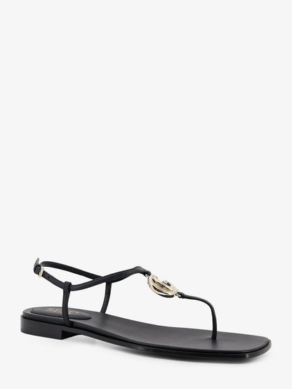 Lifford leather sandals with metal GG logo thumbnail