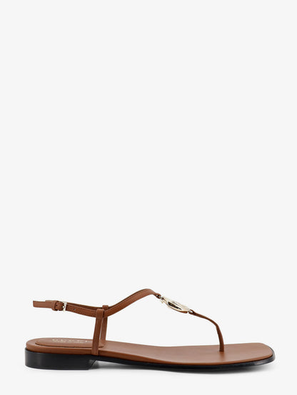 Lifford leather sandals with metal GG logo thumbnail