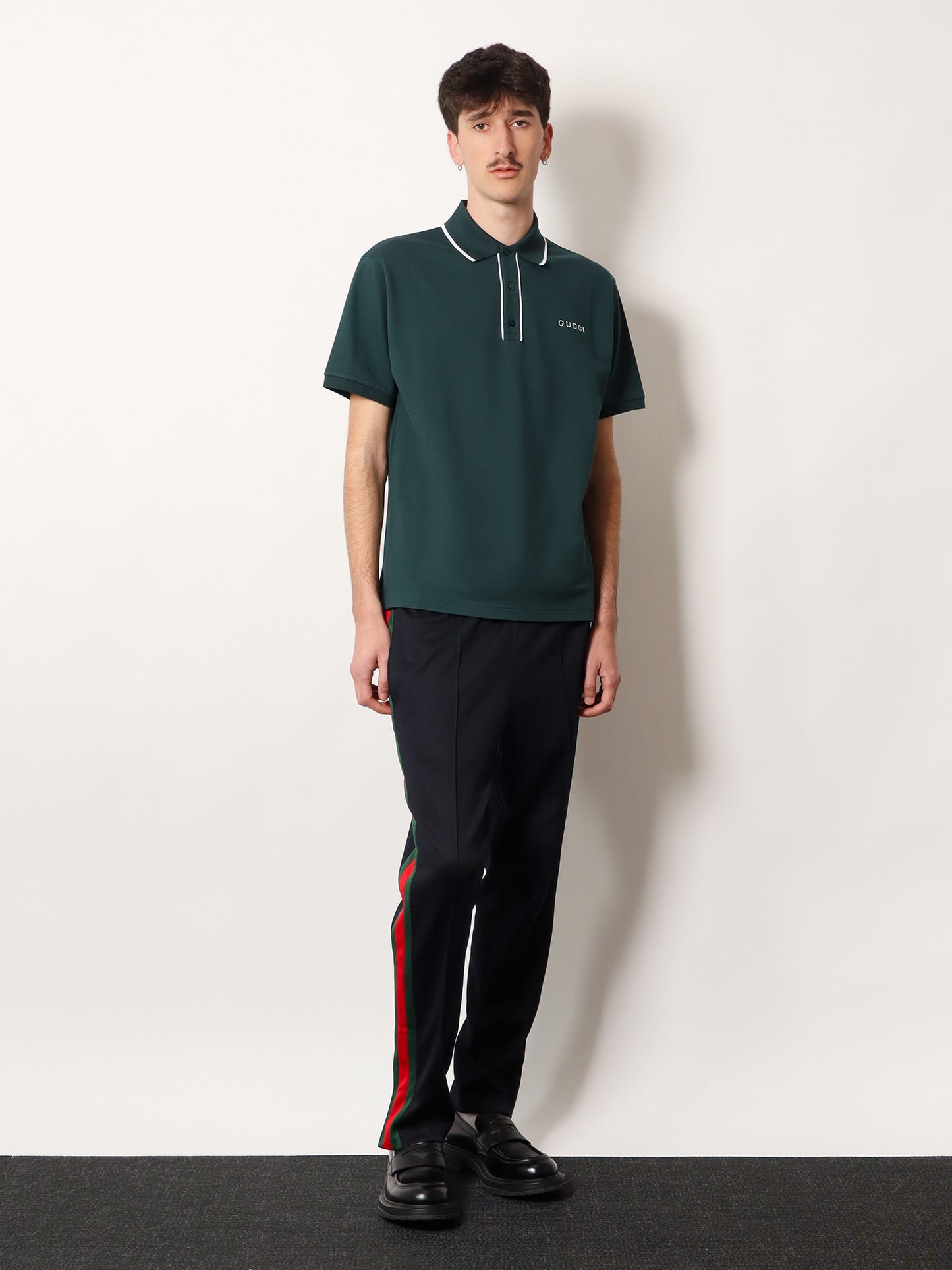 Jersey trouser with lateral Web detail