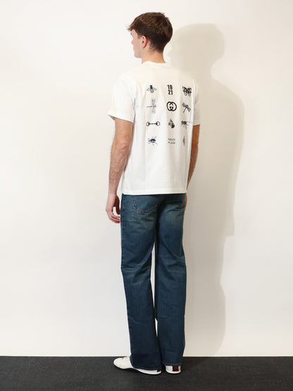 Cotton T-shirt with lettering logo on the front thumbnail