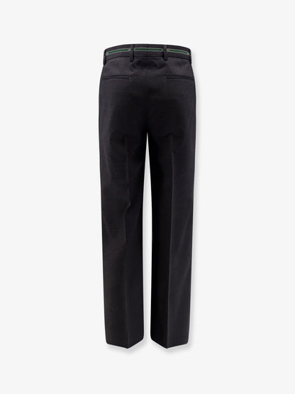 Wool trousers with Gucci detail thumbnail