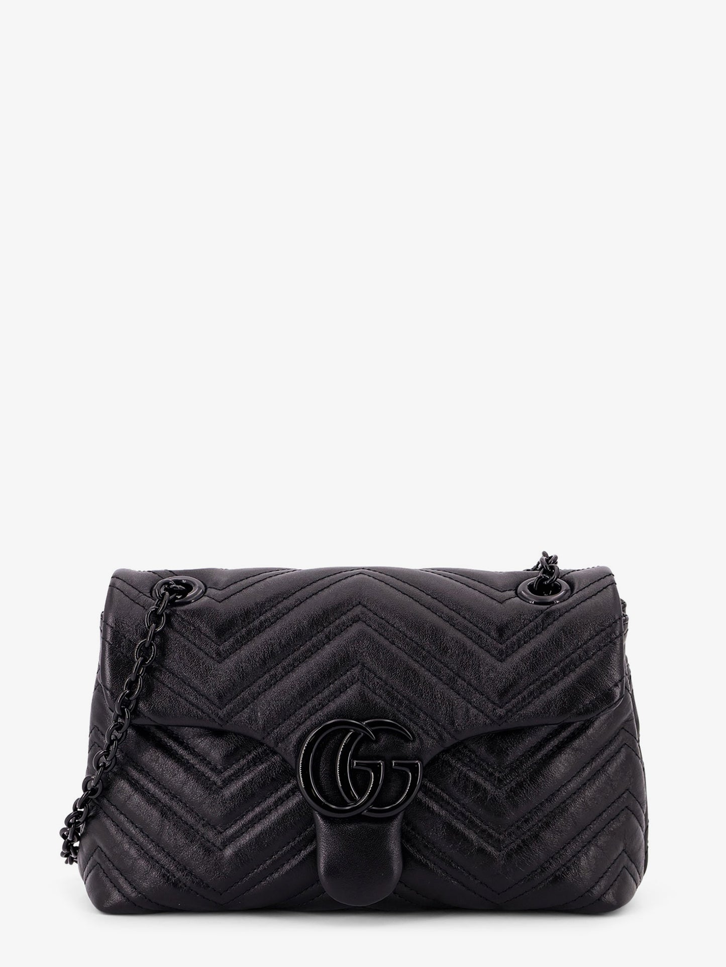 Matelassé leather GG Marmont crossbody bag