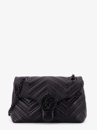 Matelassé leather GG Marmont crossbody bag thumbnail