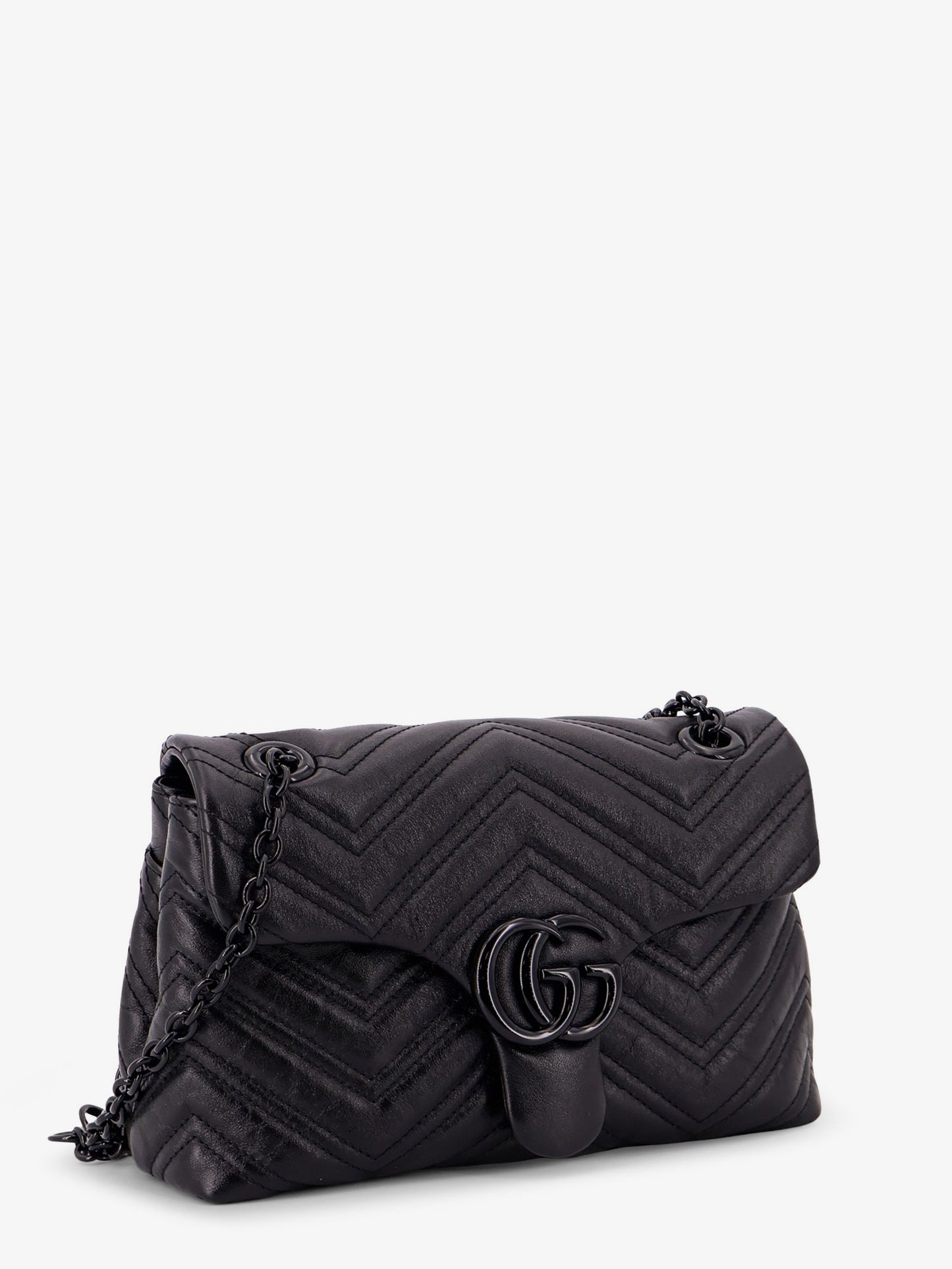 Matelassé leather GG Marmont crossbody bag