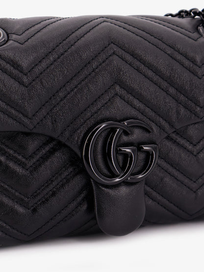 Matelassé leather GG Marmont crossbody bag thumbnail