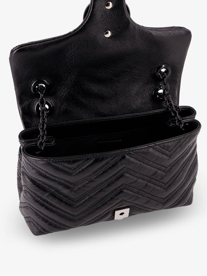 Matelassé leather GG Marmont crossbody bag thumbnail