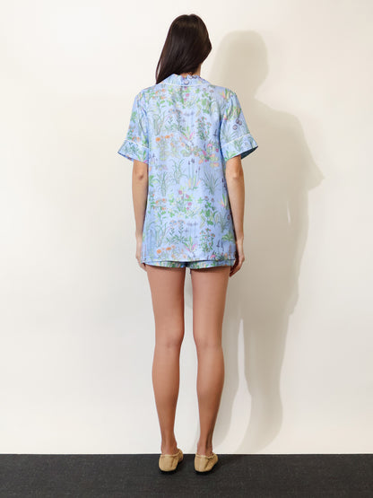 Printed silk shirt thumbnail