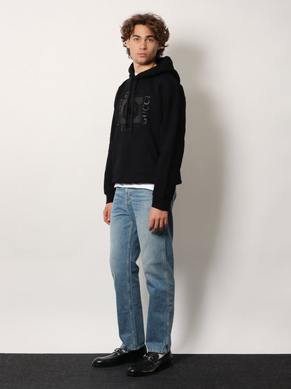 Cotton sweatshirt with GG Incrocio print thumbnail