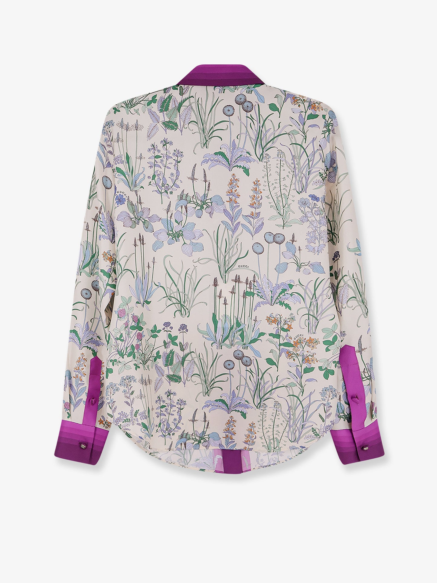 Printed silk shirt