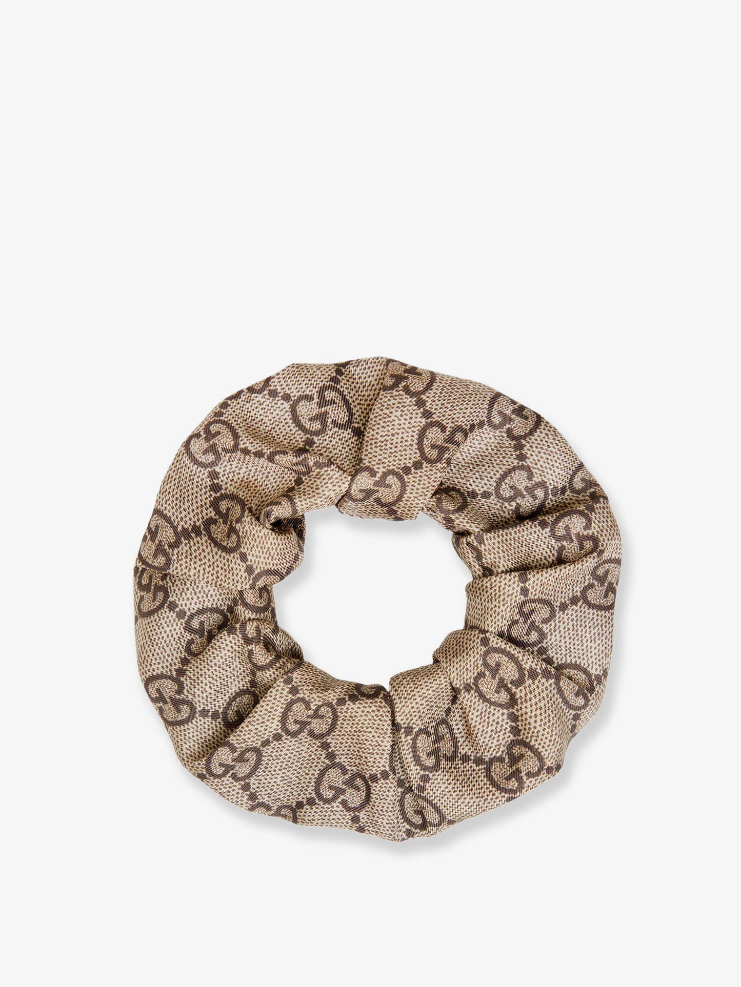 Elastico in seta con motivo GG