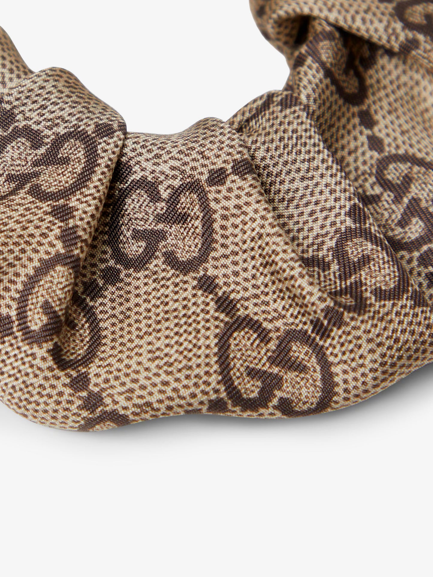 Elastico in seta con motivo GG