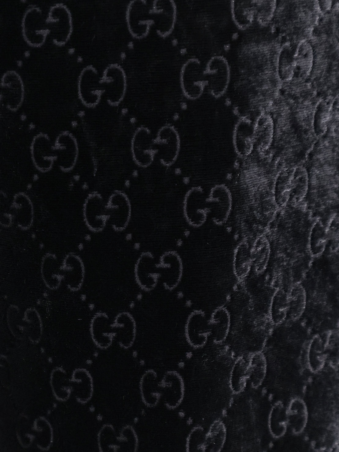 GG stretch devoré velvet trousers