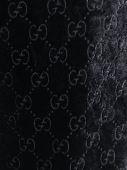 GG stretch devoré velvet trousers thumbnail