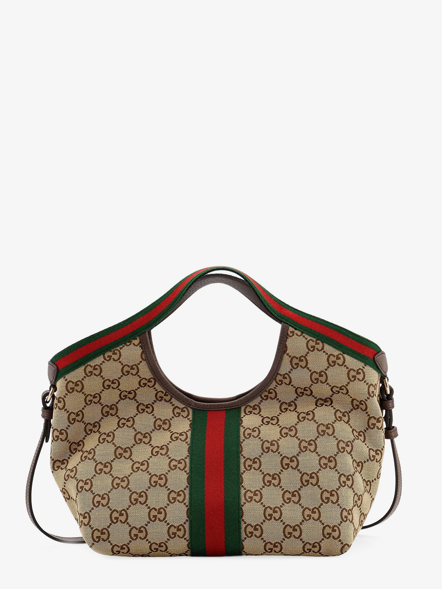 Borsa Tote Gucci Giglio in Tessuto GG Supreme e pelle
