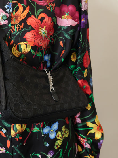 Jackie Slim GG canvas shoulder bag thumbnail