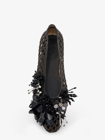 PVC ballerinas with beads on the front thumbnail