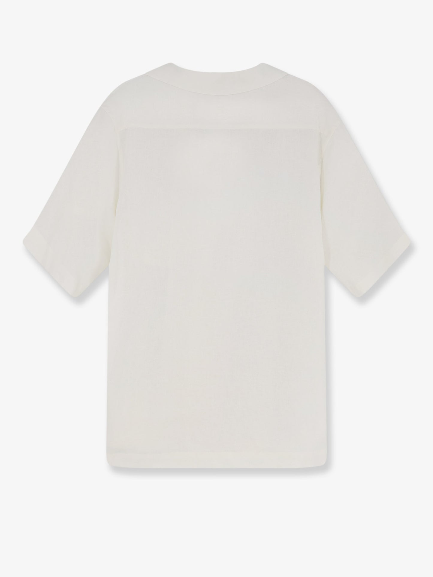 Linen and viscose blend shirt
