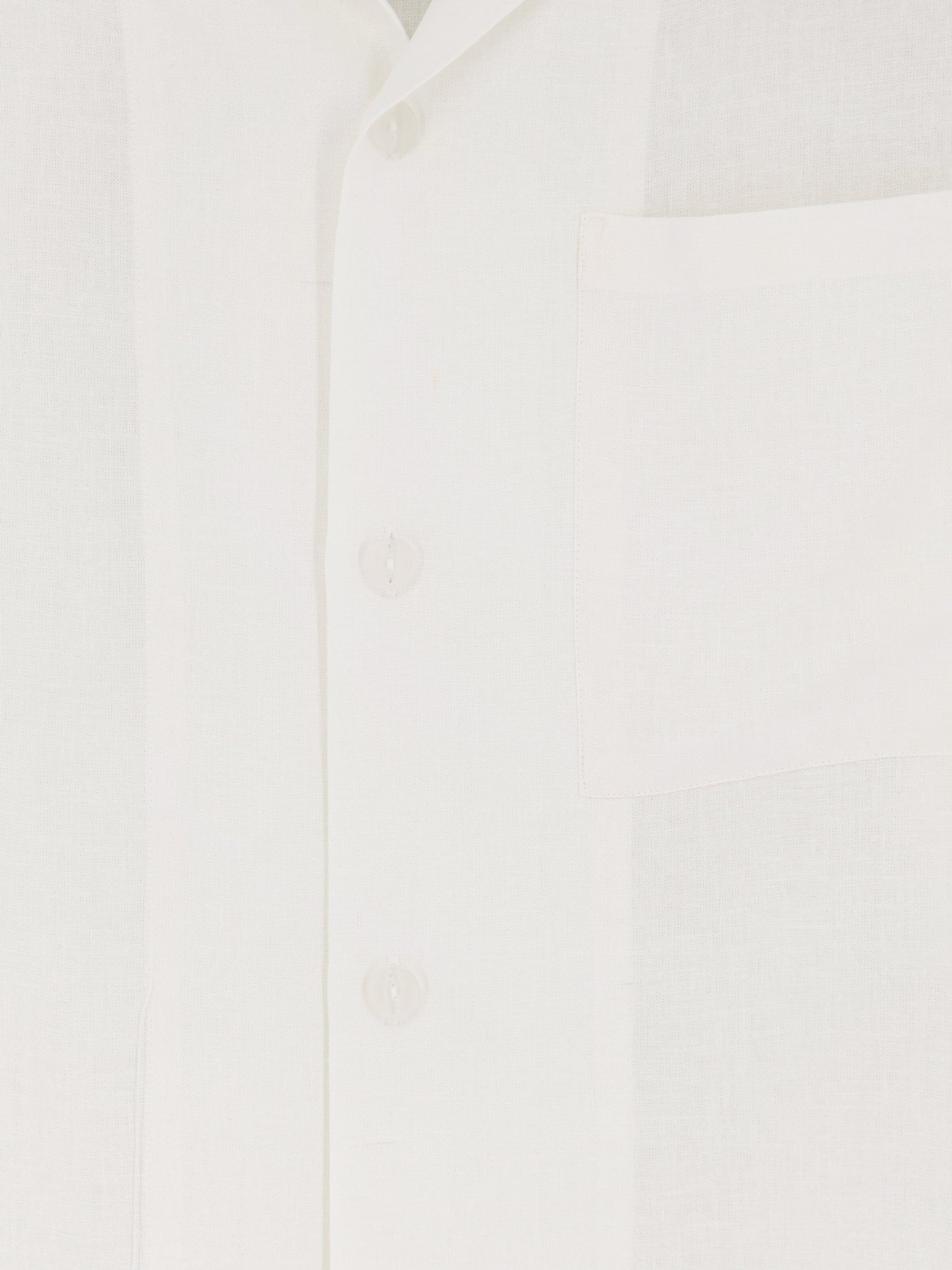 Linen and viscose blend shirt