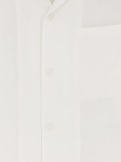 Linen and viscose blend shirt thumbnail