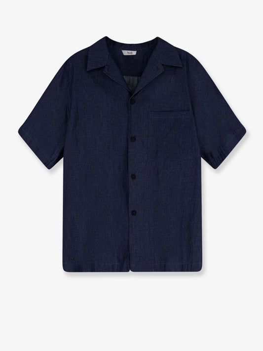 Blue denim shirt