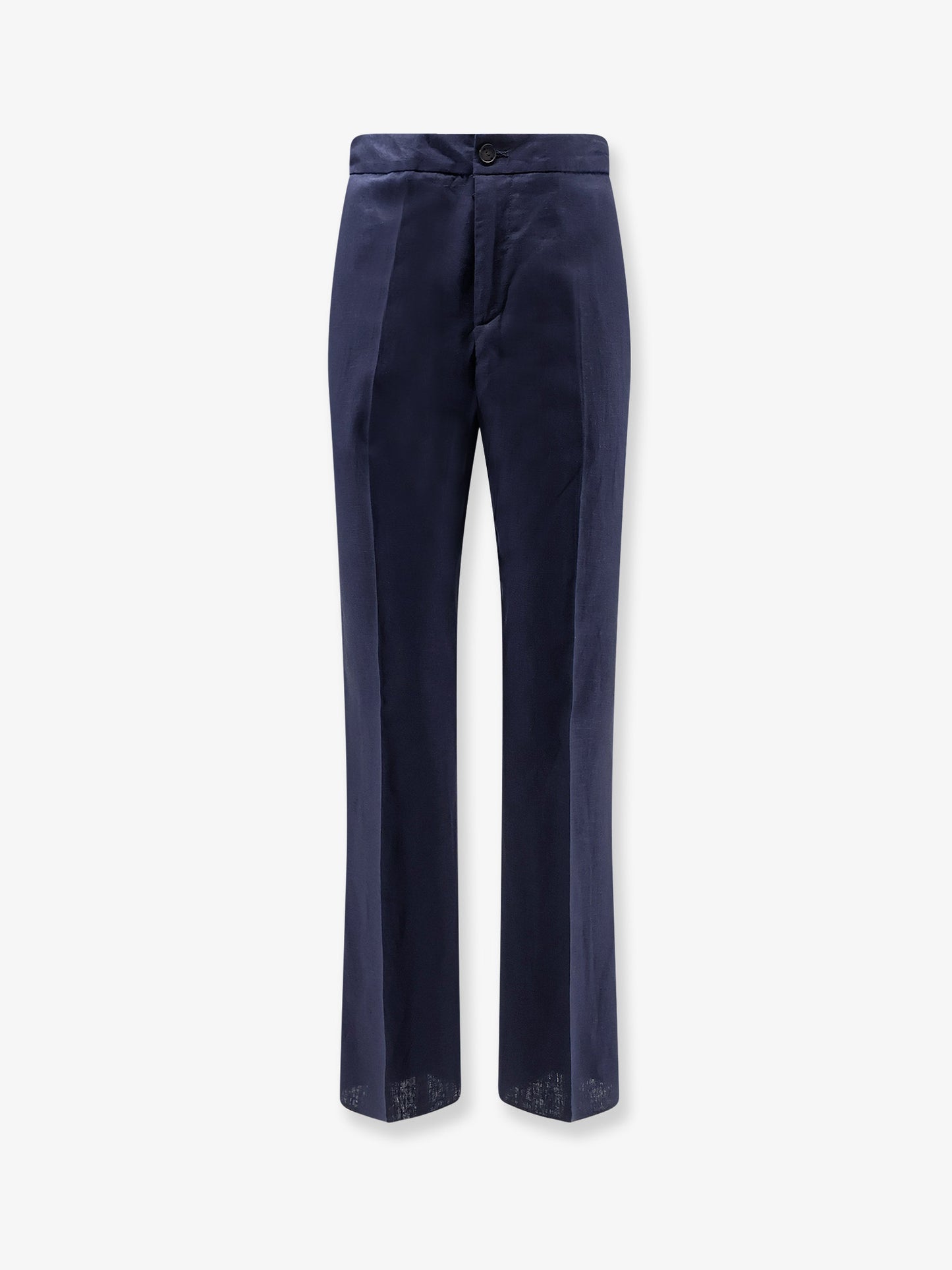 Linen and viscose trousers