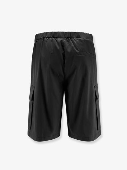 Cotton blend cargo bermuda shorts thumbnail