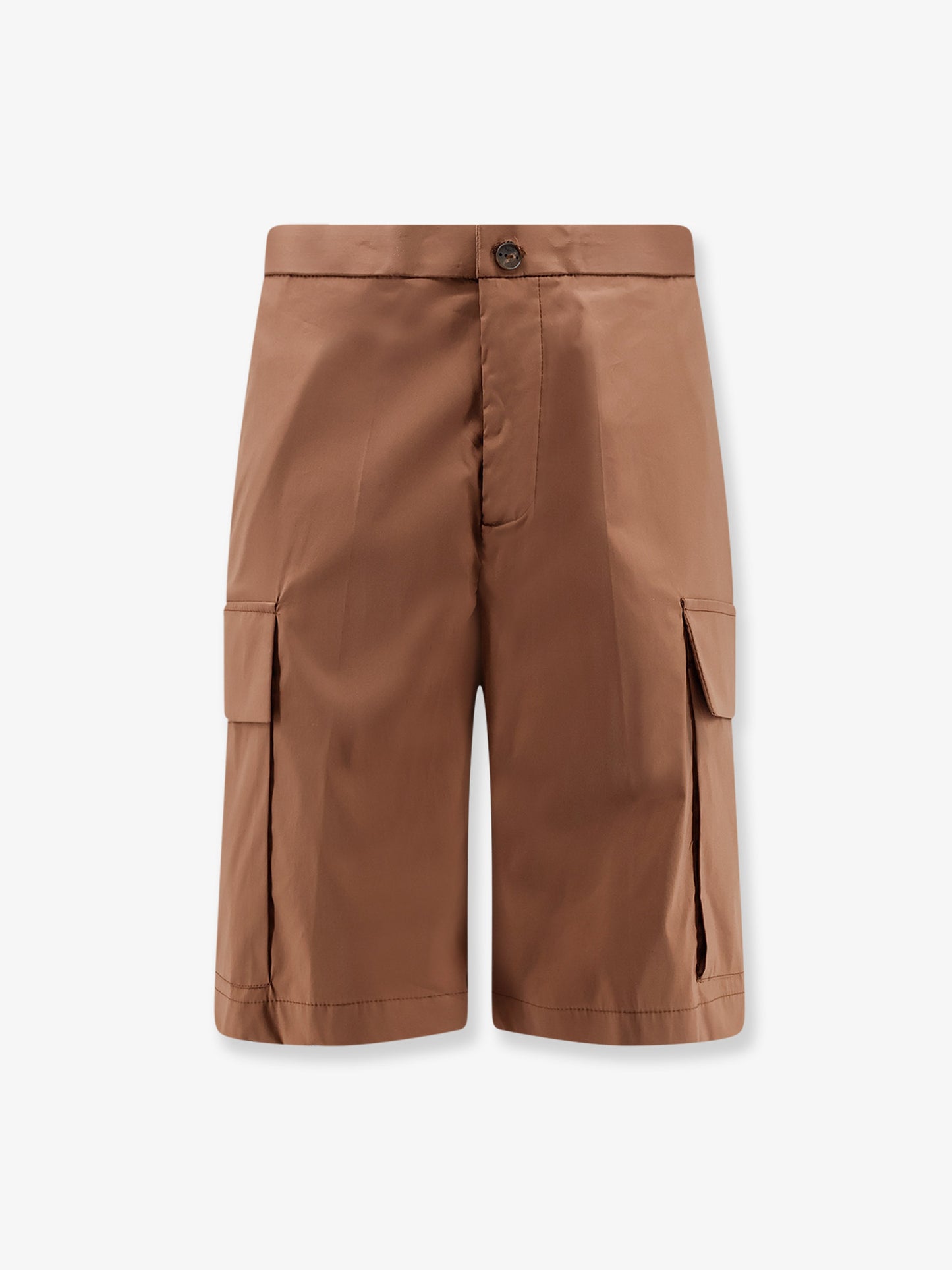 Cotton blend bermuda shorts
