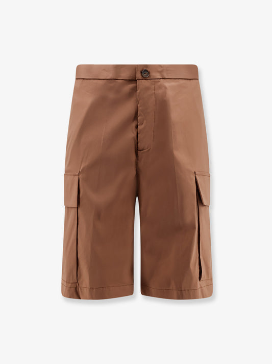 Cotton blend bermuda shorts