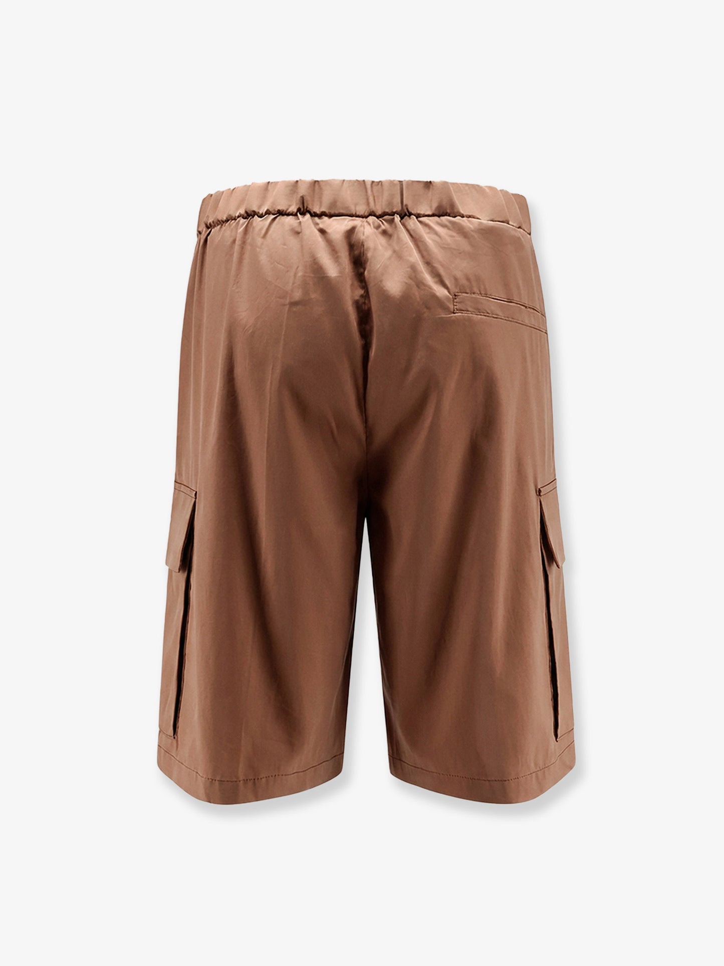 Cotton blend bermuda shorts